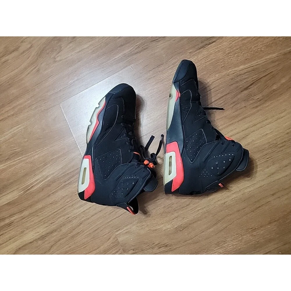 Size 12- Jordan 6 Retro Infrared 2019 With Original Box - Picture 9 of 11